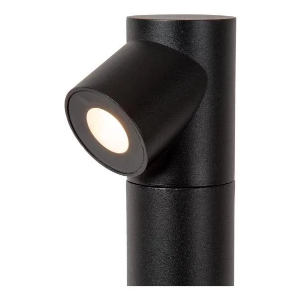 Lucide IBAMBA - Borne extérieur - LED - 1x6W 3000K - IP65 - Noir - détail 1